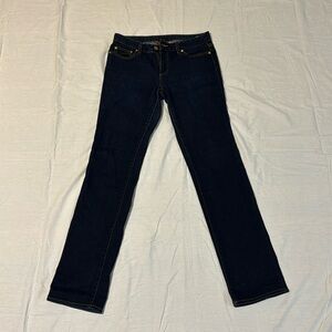 Tory Burch Women’s Straight Leg Dark Wash Blue Denim Jeans - size 29